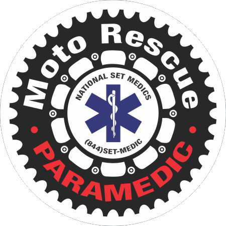 Moto-Rescue® paramedic gear logo — National Set Medics
